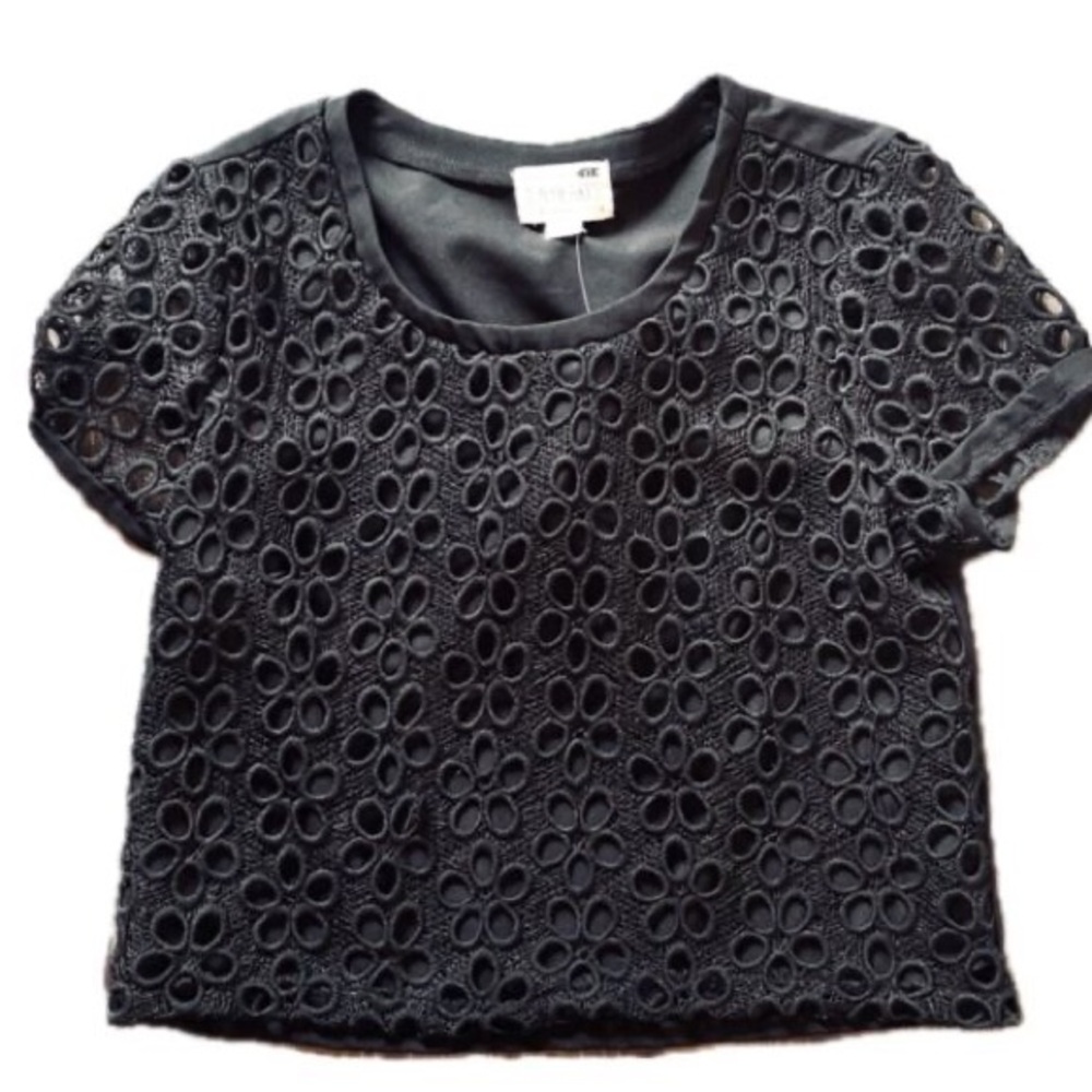 PacSun Detailed Black Top